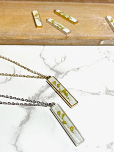 Goldenrod Bar Necklaces