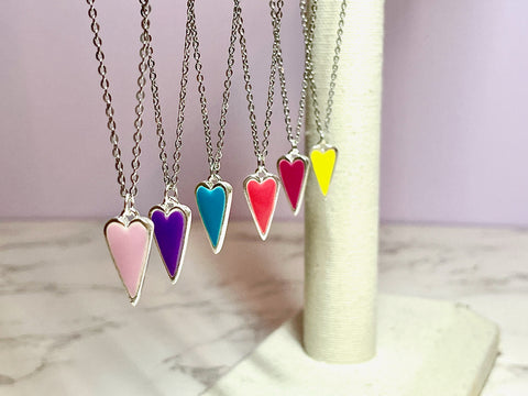 Colorful Heart Necklace